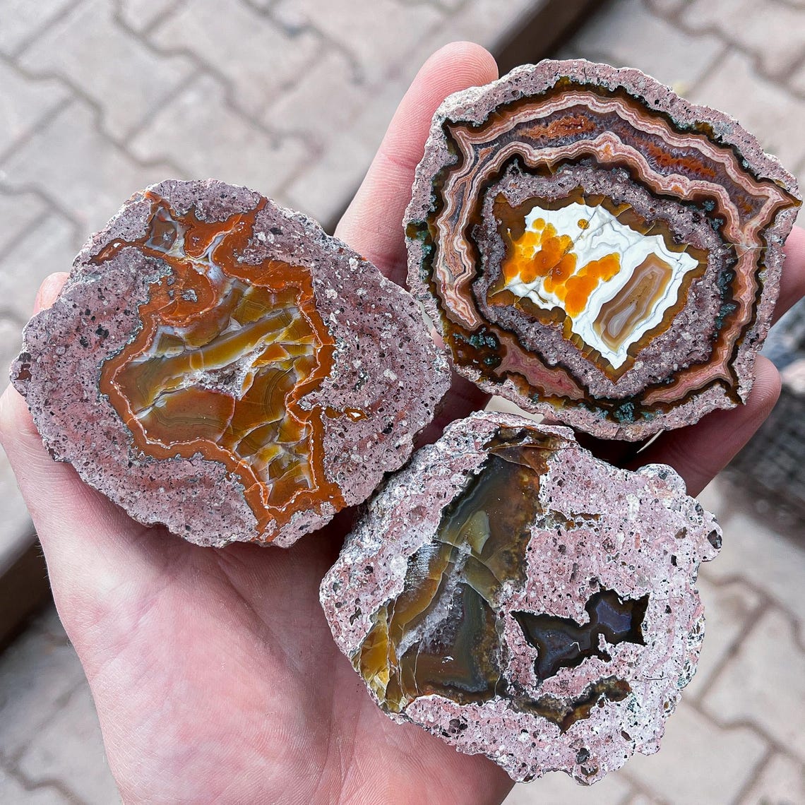 Triple Geode Rough Raw Agates From Poland 1lb to 20lbs, Nowy Głos Thundereggs, Natural ...