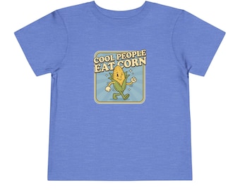 Funny Corn T-Shirt, Cool People Eat Corn