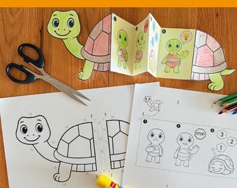 The Turtle Technique Printable | Calm Down Strategy for Kids | Emotional Regulation Activity | emotional intelligence