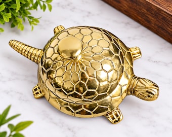 Vintage BOJ Eibar Espana Turtle Bell, Brass, Wind up Hotel Ringer