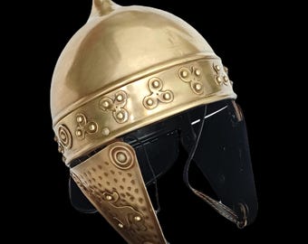 Mittelalterlicher Keltischer Krieger Helm 18 Gauge Steel Larp Rüstung Reenactment Wikinger Helm