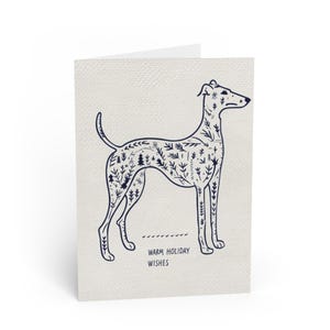 Greyhound Greeting Card