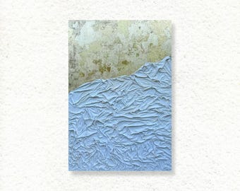 Textured Abstract Painting – Soft Ivory Romantic Canvas Artwork