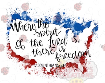 Where the Spirit of the Lord is There is Freedom Svg Png , Christian ...