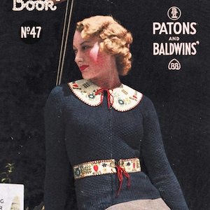 Entire 1930s Patons and Baldwins Specialty Knitting No.47, 10 designs - Vintage Knitting Pattern booklet