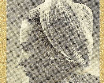 1940s Crochet Turban Pattern PDF - Madam Weigel's Vintage