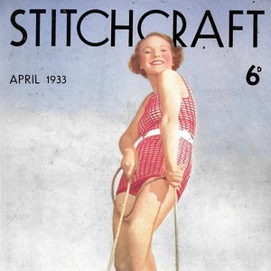 1940s Man's Swimming Trunks PDF Knitting Pattern 