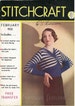 Stitchcraft Magazine February 1933, Art Deco handcrafts - Vintage Knitting Pattern booklet PDF 