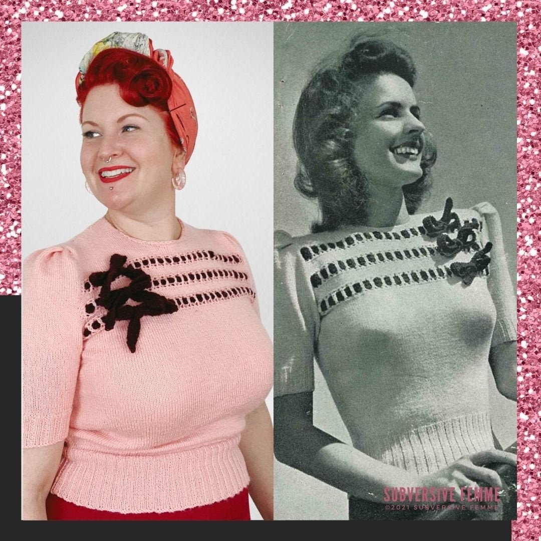 1940s Sweater Xl - Etsy