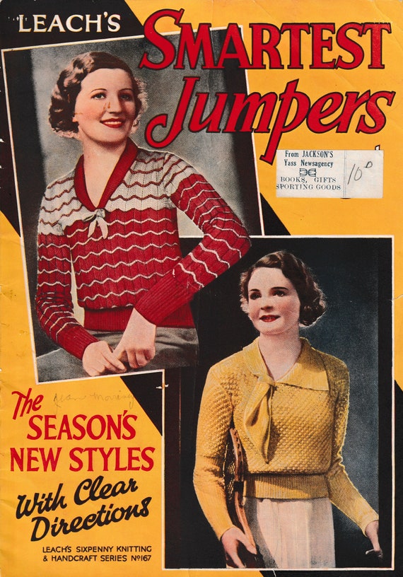 1930s Leach's Smartest Jumpers Booklet 