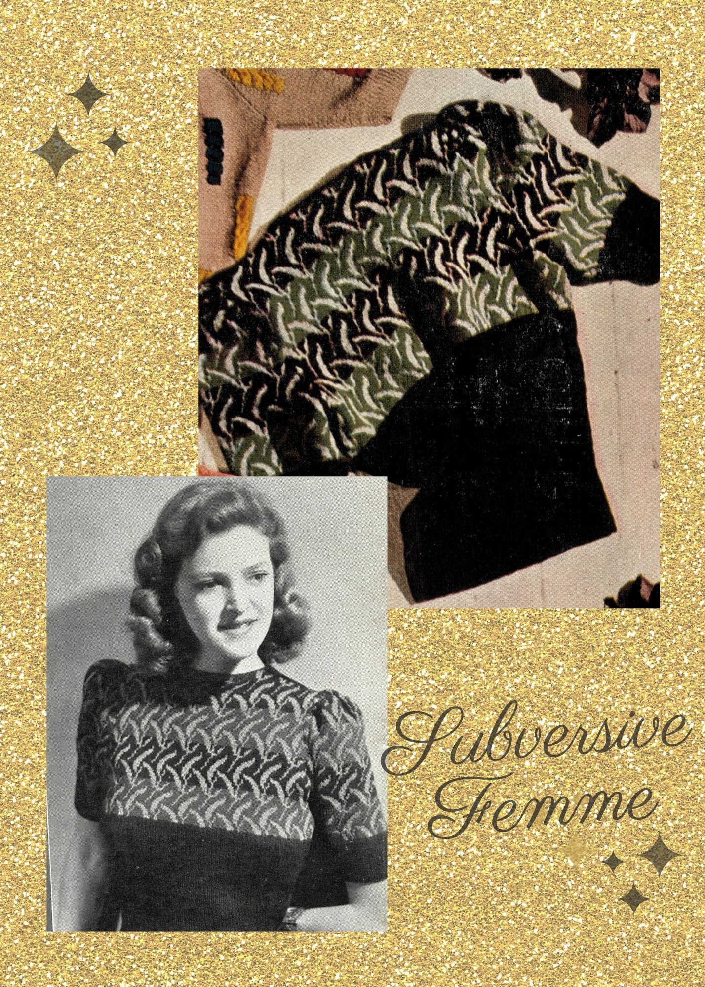 leaf fairisle jumper