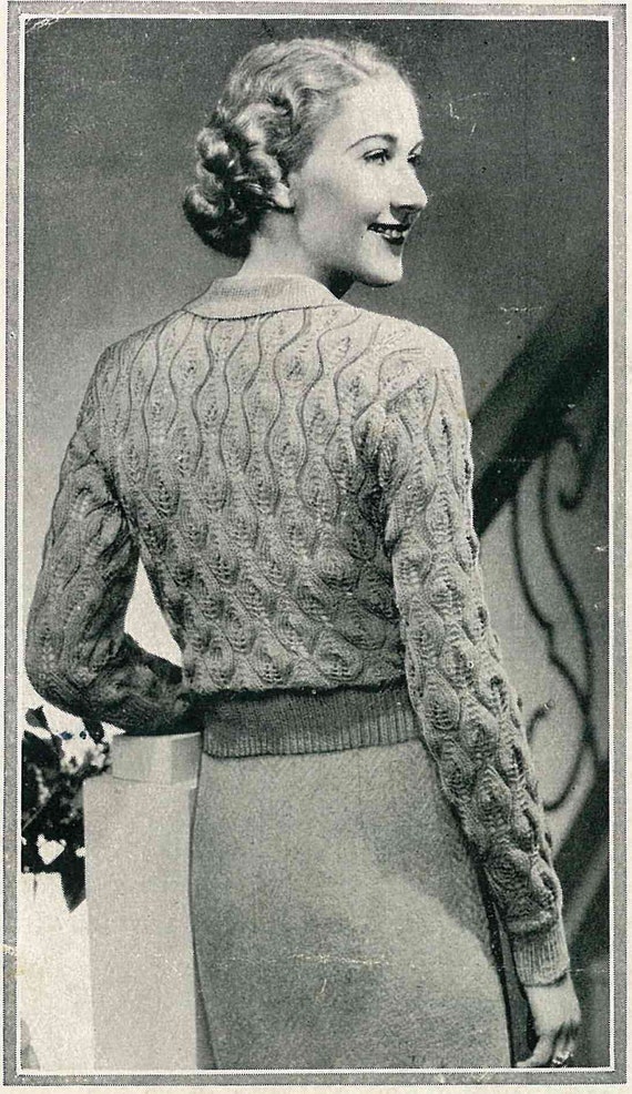 1930s cardigan clearance
