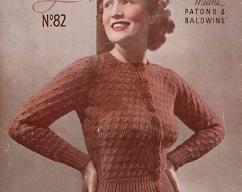 1930s Patons Speciality Knitting No.82, 10 designs c.1934 - Vintage Knitting Pattern booklet