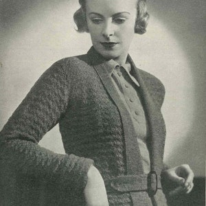 Stitchcraft Oct 1936, Art Deco handcrafts Vintage Knitting Pattern booklet PDF image 5