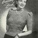 see more listings in the 1940s Knitting ePatterns section