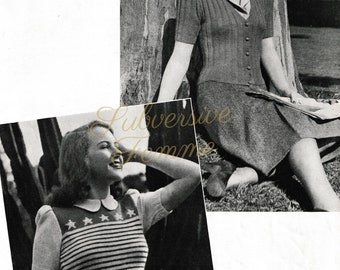1940s Knitting Patterns: Woolworth's Economy Knit Book No. 17 (Digital Download)