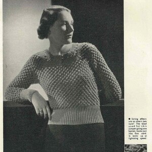 Stitchcraft Oct 1936, Art Deco handcrafts Vintage Knitting Pattern booklet PDF image 6
