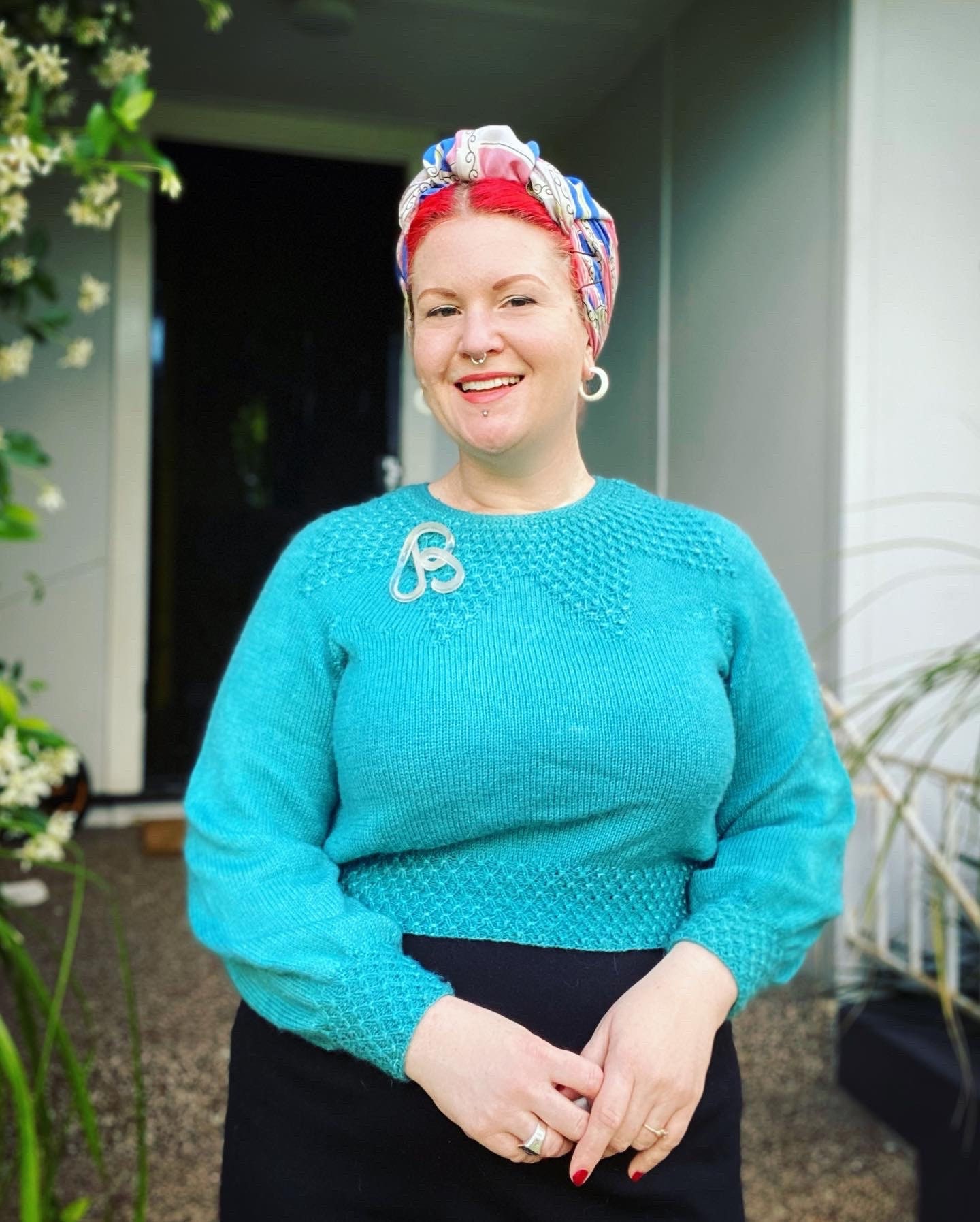 1940s Wistful Pullover With Star-smocked Yoke, 3 Sizes