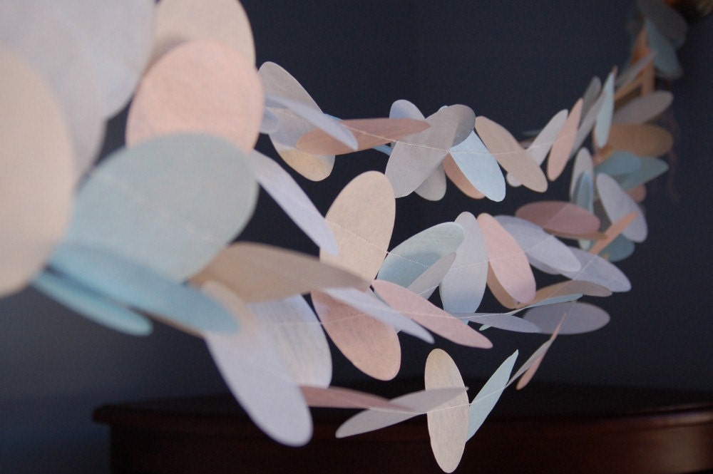 Tissue Paper Garland Wedding Backdrop Photo Backdrop Party Etsy