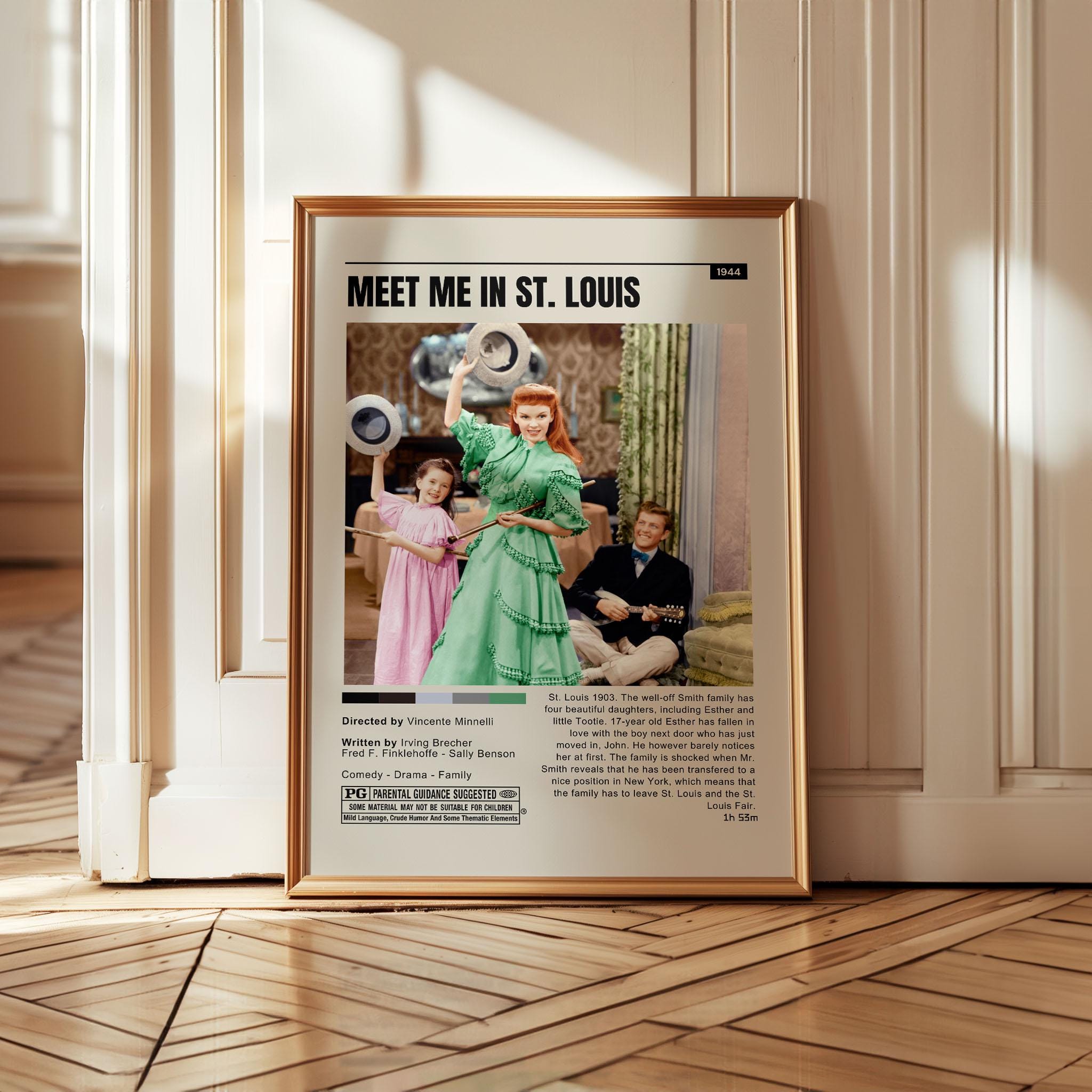 Meet Me in St Louis Poster - Etsy, حجم الصورة 2048x2048