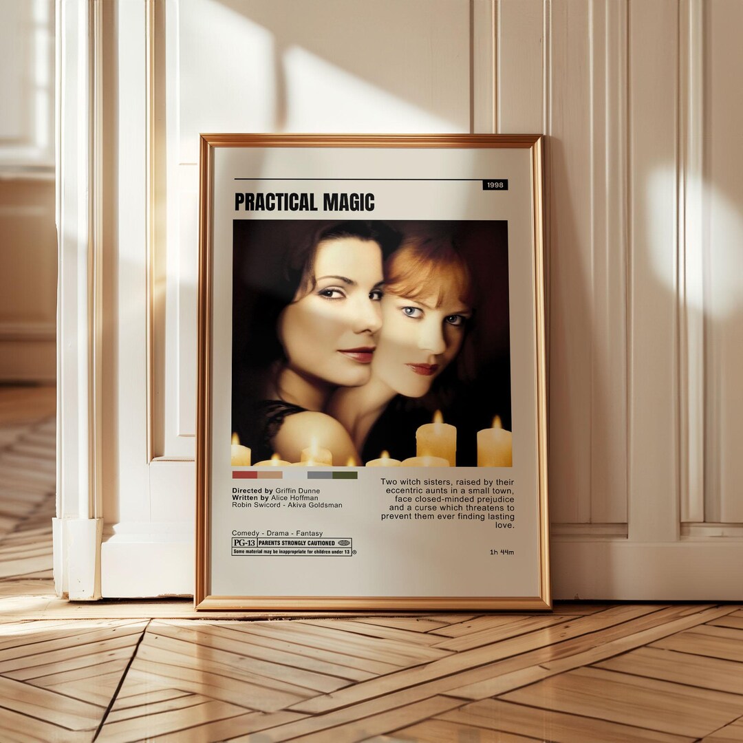 Practical Magic Poster – Witchy Sister Wall Art Print, 90s Magical ...