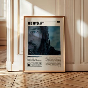 The Revenant Poster Print – Survival Drama Wall Art, Leonardo DiCaprio Movie Decor, Wilderness Aesthetic Shipped Film Poster