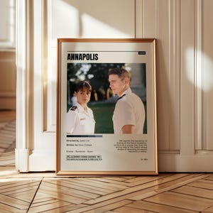 Annapolis Movie Poster – Military Academy Drama Wall Art, Naval Officer Film Print, Inspirational Training Decor, Action Sports Gift
