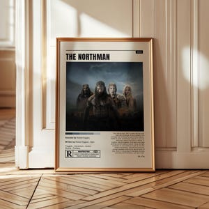 The Northman Poster Print – Viking Epic Wall Art, Robert Eggers Movie Decor, Norse Mythology Aesthetic, Historical Shipped Poster