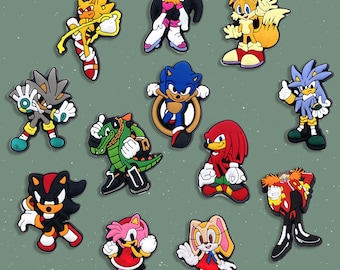 12PCS Cartoon Character Shoe Charms Set – Fun PVC Clog Charms Pack for Kids & Adults, Cute Colorful Accessories for Sandals