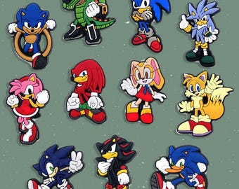 11 PCS Cute Cartoon Shoe Charms Set – Colorful Character PVC Charms Pack for Kids & Adults, Fun Accessories for Sandals