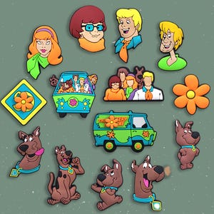 Jibbitz Pour Crocs - Scooby Doo - Charme Chien - Multicolore - Occasion