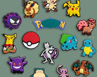 15PCS Cute Monster Creature Shoe Charms Set • Cartoon Style Characters • Colorful Clog Accessories for Kids & Adults