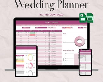 All-in-1 Digitaler Hochzeitsplaner | Google Sheets