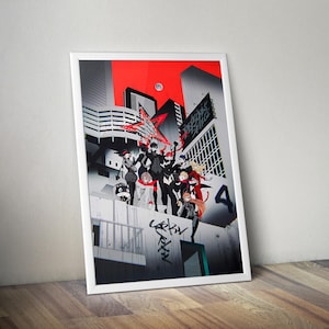 Persona 5 Game Poster | Gaming Poster | Gaming Artwork | Gaming Decor | Video Game Poster | Gaming Gift | Video Game Print | Wall Art