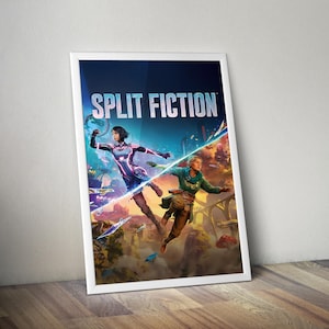Split Fiction Poster | Gaming Poster | Gaming Artwork | Gaming Decor | Video Game Poster | Gaming Gift | Video Game Print | Wall Art