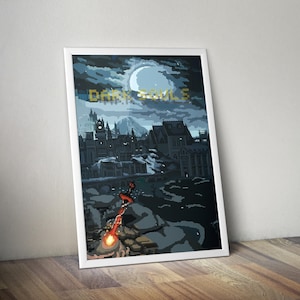 Dark Souls Poster | Gaming Poster | Gaming Artwork | Gaming Decor | Video Game Poster | Gaming Gift | Video Game Print | Wall Art