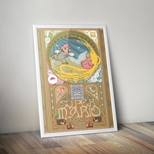 Super Mario World Poster | Gaming Poster | Gaming Kunstwerk | Gaming Dekor | Videospiel Poster | Gaming Geschenk | Videospiel Druck | Wandkunst