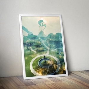 Sky: Children of the Light | Gaming Poster | Gaming Artwork | Gaming Decor | Video Game Poster | Gaming Gift | Video Game Print | Wall Art