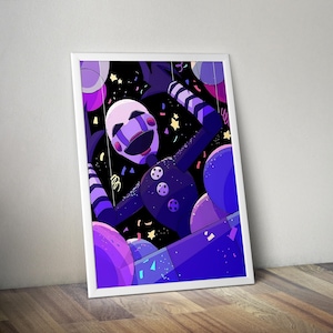 Five Nights at Freddy&#39;s Poster | Gaming Poster | Gaming Artwork | Gaming Decor | Video Game Poster | Gaming Gift | Video Game Print
