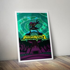 Psychonauts Poster | Gaming Poster | Gaming Artwork | Gaming Decor | Video Game Poster | Gaming Gift | Video Game Print | Wall Art