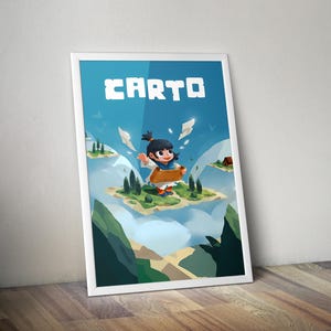 Póster de Carto / Póster de videojuegos / Obra de arte de videojuegos / Decoración de videojuegos / Póster de videojuegos / Regalo de videojuegos / Impresión de videojuegos / Arte mural
