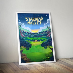 Stardew Valley Poster | Gaming Poster | Gaming Artwork | Gaming Decor | Video Game Poster | Gaming Gift | Video Game Print | Wall Art