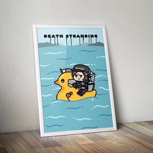 Death Stranding 漫画ポスター | ゲームポスター | ゲームアートワーク | ゲーム装飾 | ビデオゲームポスター | ゲームギフト | ビデオゲームプリント