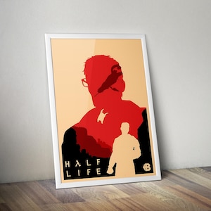 Half-Life Poster | Gaming Poster | Gaming Artwork | Gaming Decor | Video Game Poster | Gaming Gift | Video Game Print | Wall Art