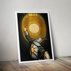 Dark Souls Poster | Gaming Poster | Gaming Artwork | Gaming Decor | Video Game Poster | Gaming Gift | Video Game Print | Wall Art
