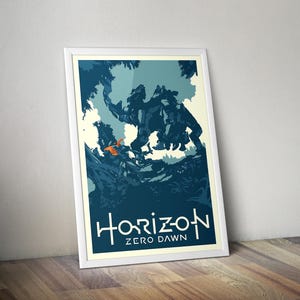 Horizon Zero Dawn Poster | Gaming Poster | Gaming Artwork | Gaming Decor | Video Game Poster | Gaming Gift | Video Game Print | Wall Art