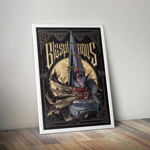 Blasphemous Poster | Gaming Poster | Gaming Artwork | Gaming Decor | Video Game Poster | Gaming Gift | Video Game Print | Wall Art