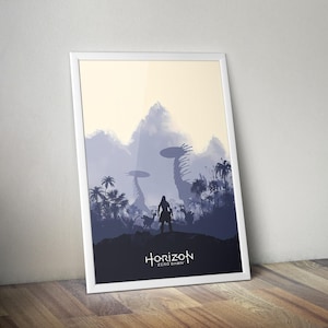Horizon Zero Dawn Poster | Gaming Poster | Gaming Artwork | Gaming Decor | Video Game Poster | Gaming Gift | Video Game Print | Wall Art