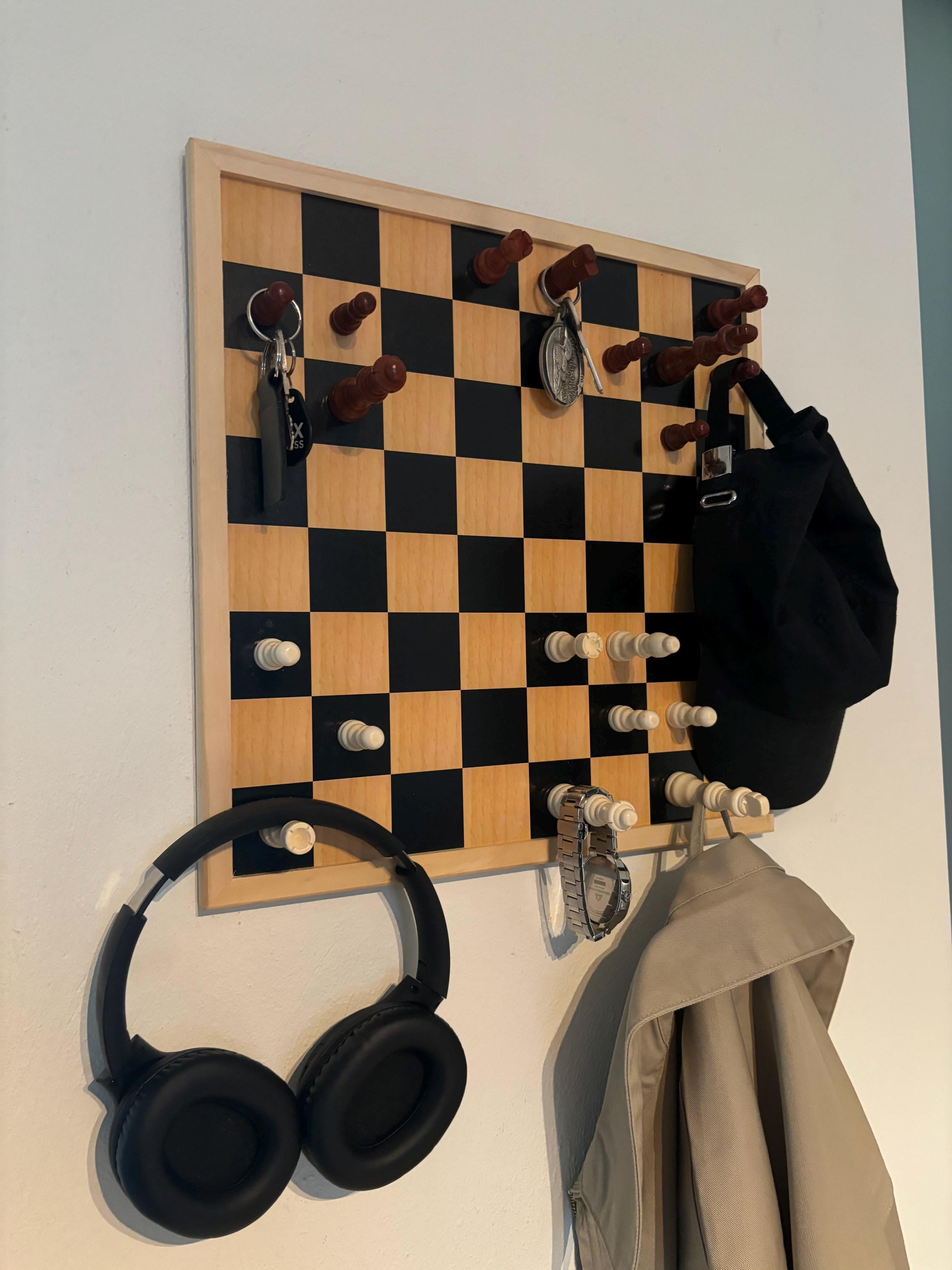 Keychain holder, keychain, decoration, chessboard gift, chessboard, wall decoration, jewelry holder