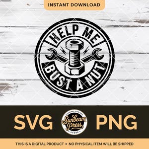 Bust a Nut Svg - Etsy